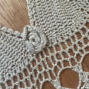 CROCHETED swim coverup size small